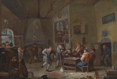 Interior de una taberna de Egbert van the Elder Heemskerk